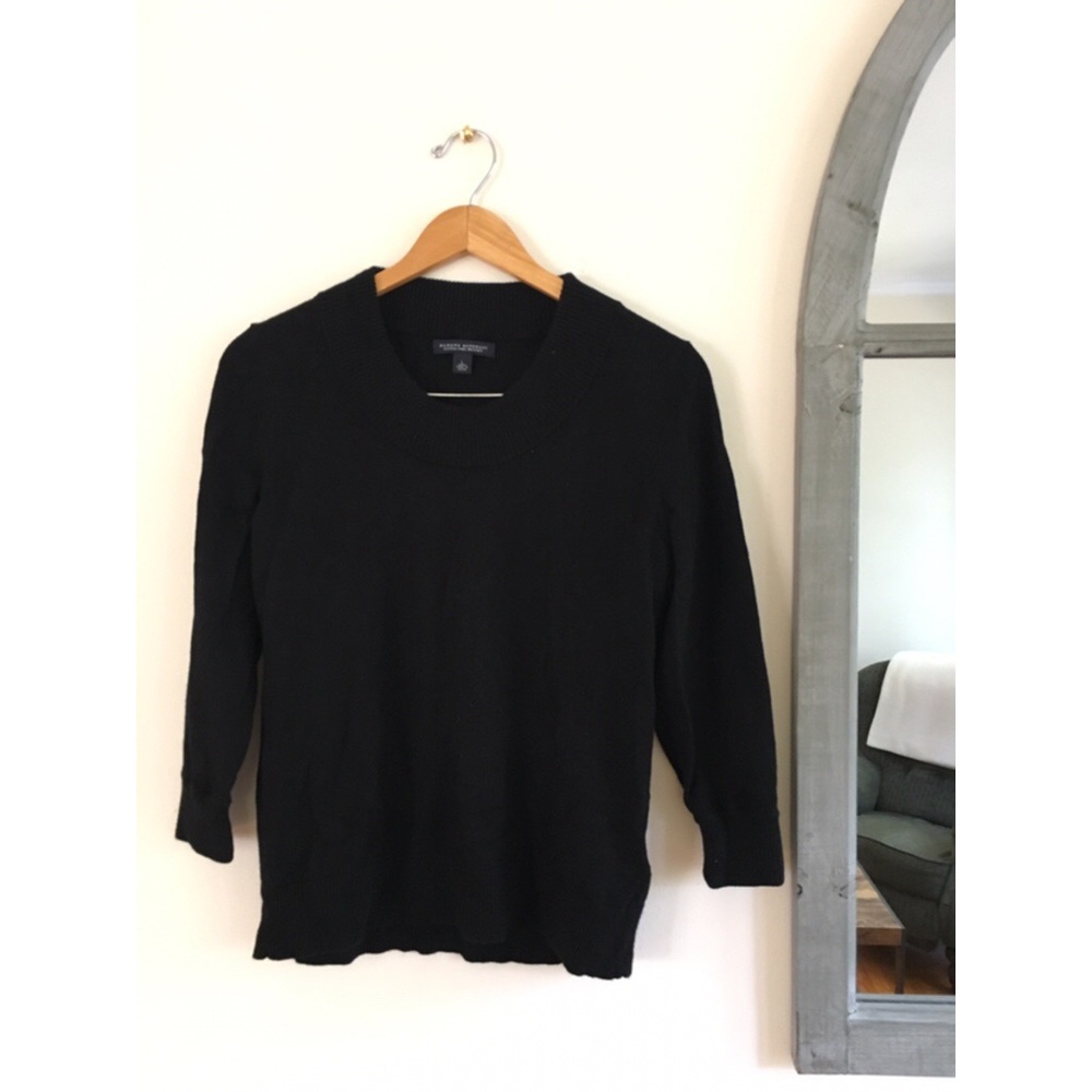 Banana Republic Black 3/4 Sleeve Sweater